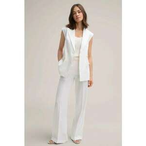 -Pantaloni largi evazați - cu talie înaltă imagine