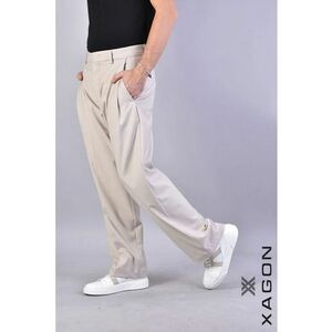 -Pantaloni drepți ușor largi cu buzunare laterale imagine