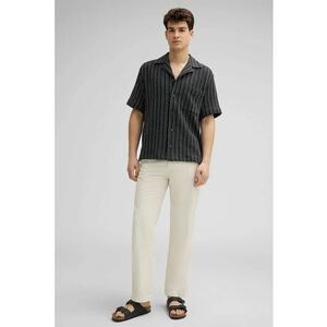 -Pantaloni drepți largi cu buzunare laterale imagine