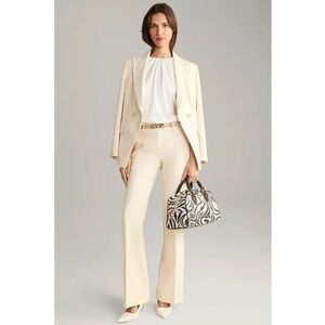 -Pantaloni largi cu talie înaltă și buzunare laterale JP imagine