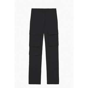 -Pantaloni cargo cu talia înaltă imagine