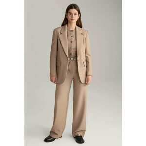 -Pantaloni evazați cu talie înaltă și buzunare frontale imagine