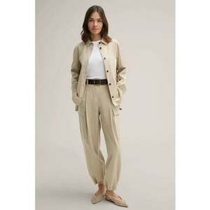 -Pantaloni cargo cu elastic în talie și la gleznă imagine