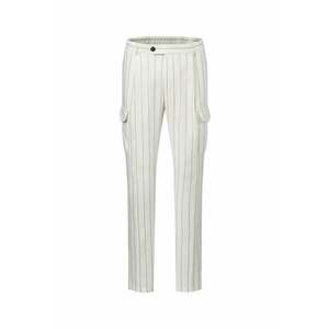 -Pantaloni cargo regular fit - cu elastic în talie și imprimeu în dungi imagine