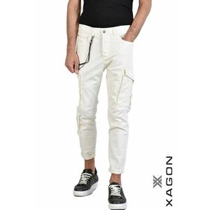 -Pantalon skinny mulați - fermoar lateral și buzunare imagine