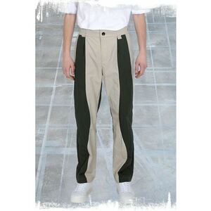 -Pantalon tip cargo din fâș cu imprimeu jaquard imagine