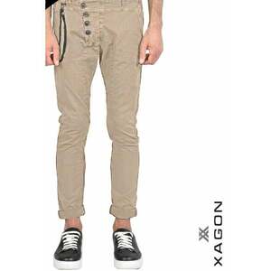 -Pantaloni skinny - mulați cu nasturi laterali imagine