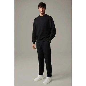 -Pantaloni regular fit cu snur in talie imagine