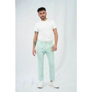 -Pantaloni drepți chino - cu buzunare laterale imagine