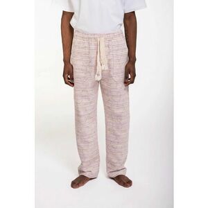 -Pantaloni drepți fit - cu buzunare frontale și șnur în talie imagine