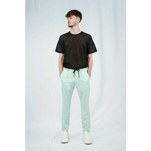 -Pantaloni chino cu elastic în talie - șnur și buzunare laterale imagine