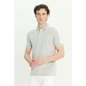 Tricou polo cu detalii contrastante imagine