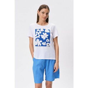 Tricou cu imprimeu floral imagine