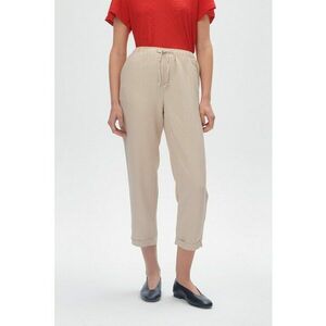 Pantaloni crop din amestec de in imagine