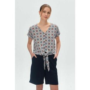 Camasa cu imprimeu si maneci scurte imagine