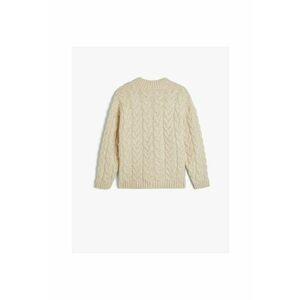 Pulover tricotat cu fenta cu fermoar imagine