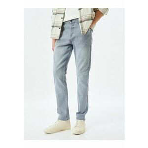 Blugi slim fit cu talie medie imagine