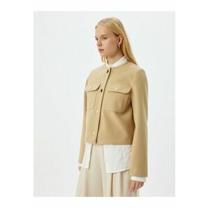 Jacheta crop cu capse imagine