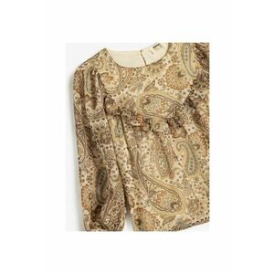 Bluza cu model si garnituri cu volane imagine