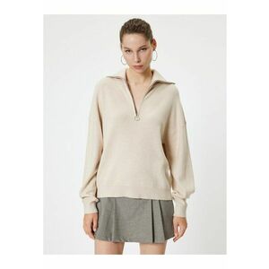 Pulover cu fermoar scurt imagine