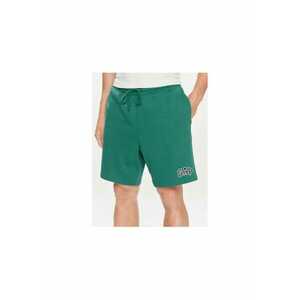 Pantaloni scurti barbati - 304382499 - Bumbac/Poliester - Verde imagine