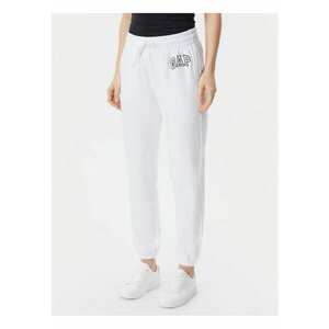 Pantaloni dama - 304838200 - Bumbac/Poliester - Alb imagine
