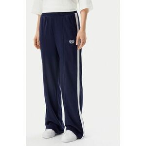 Pantaloni dama - 305290618 - Bumbac/Poliester reciclat - 2XS INTL - Albastru imagine