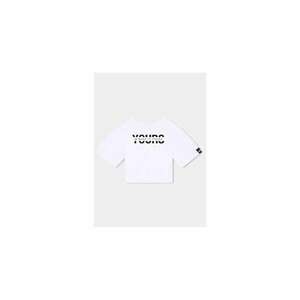 Tricou fete - 303060800 - Bumbac - 152 CM - Alb imagine