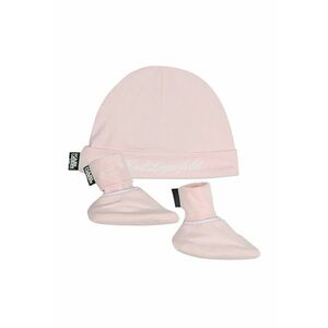 Set de caciula si sosete din amestec de bumbac - 3 piese imagine