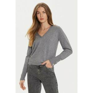 Pulover dama - 304482397 - Viscoza/Poliester/Poliamida - Gri imagine