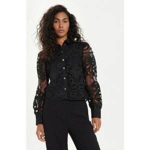 Camasa dama - 304480560 - Poliester - Negru imagine