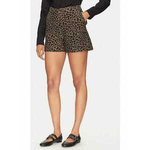 Pantaloni scurti dama - 305253521 - Bumbac/Acril - Maro imagine