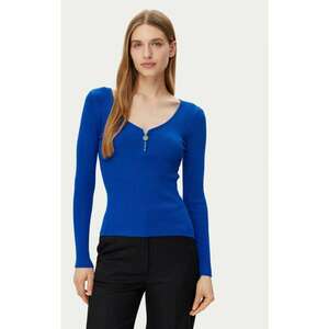 Pulover dama - 305253132 - Viscoza/Poliamida - Albastru imagine