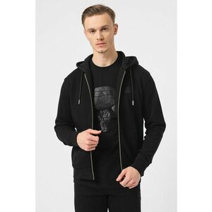 Hanorac cu fermoar si logo pe piept imagine