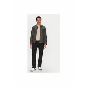 Geaca barbati - 305284341 - Piele naturala - Gri imagine