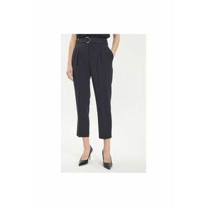 Pantaloni dama - 304437496 - Acetat/Poliester - Albastru imagine