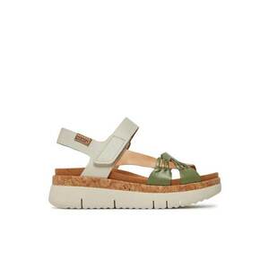 Sandale dama 303681425 - Piele naturala - Verde imagine