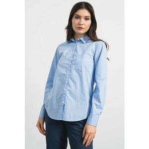 Camasa de bumbac cu buzunar pe piept imagine