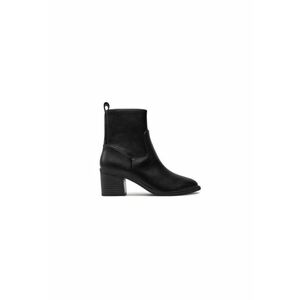 Ghete dama 304429033 - Piele ecologica - Negru imagine