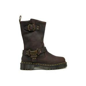 Ghete dama 305275363 - Piele naturala - Maro imagine