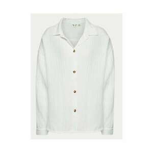 Camasa dama - 63321 - Bumbac - Alb imagine