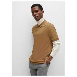 Tricou barbati - 302430215 - Bumbac - Bej imagine