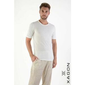 Tricou regular fit cu guler rotund 1JX2504 imagine