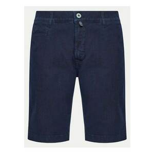 Pantaloni scurti barbati - 303668976 - Bumbac - Albastru imagine