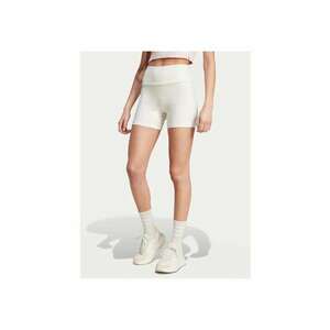 Pantaloni scurti dama - 303899509 - Viscoza/Bumbac/Elastan - Alb imagine