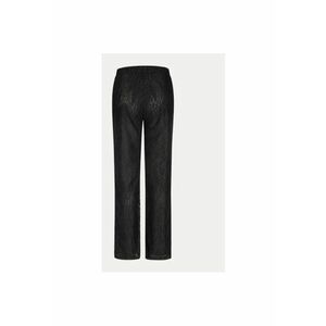 Pantaloni dama - 303698584 - Poliester - Negru imagine