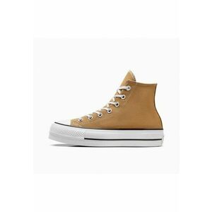 Tenisi dama croiala peste glezna - culoare maro - material stofa imagine