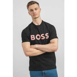 Tricou cu imprimeu logo si maneci raglan Teebero imagine