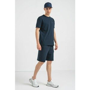 Pantaloni scurti de bumbac cu buzunare lateral cu clapa imagine