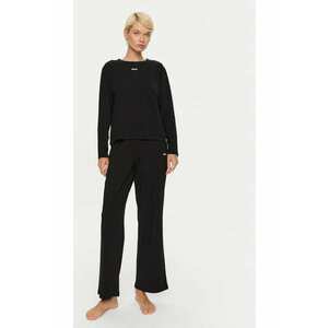 Pijama dama - 304324109 - Bumbac - Negru imagine